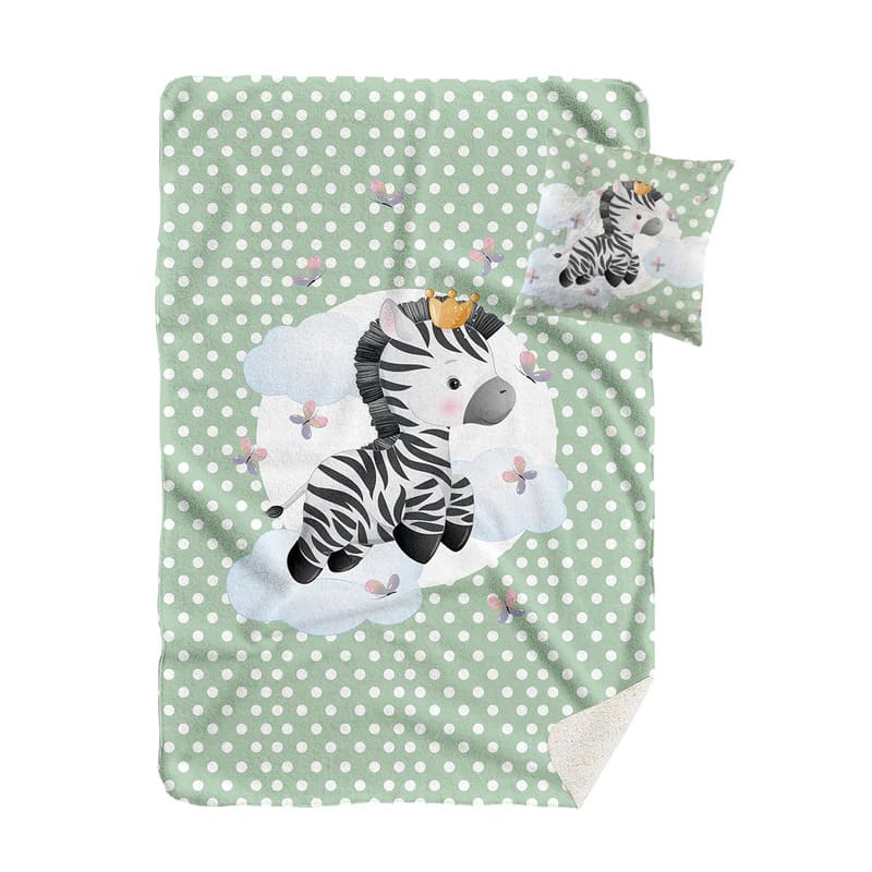 Детско Одеяло и Възглавничка ЗЕБРА