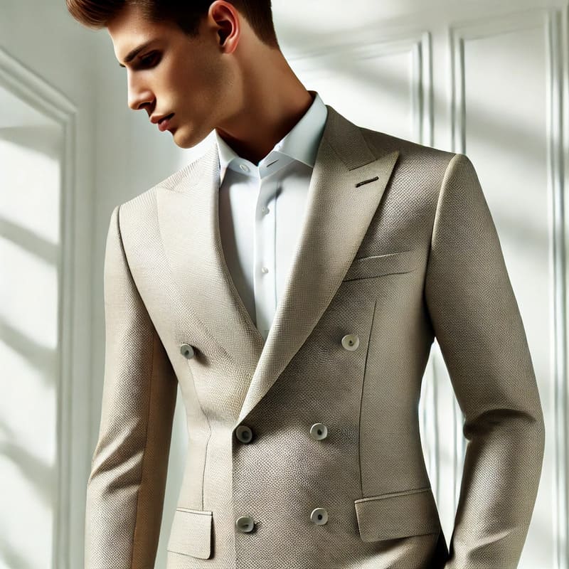 Абитуриент с бежав костюм