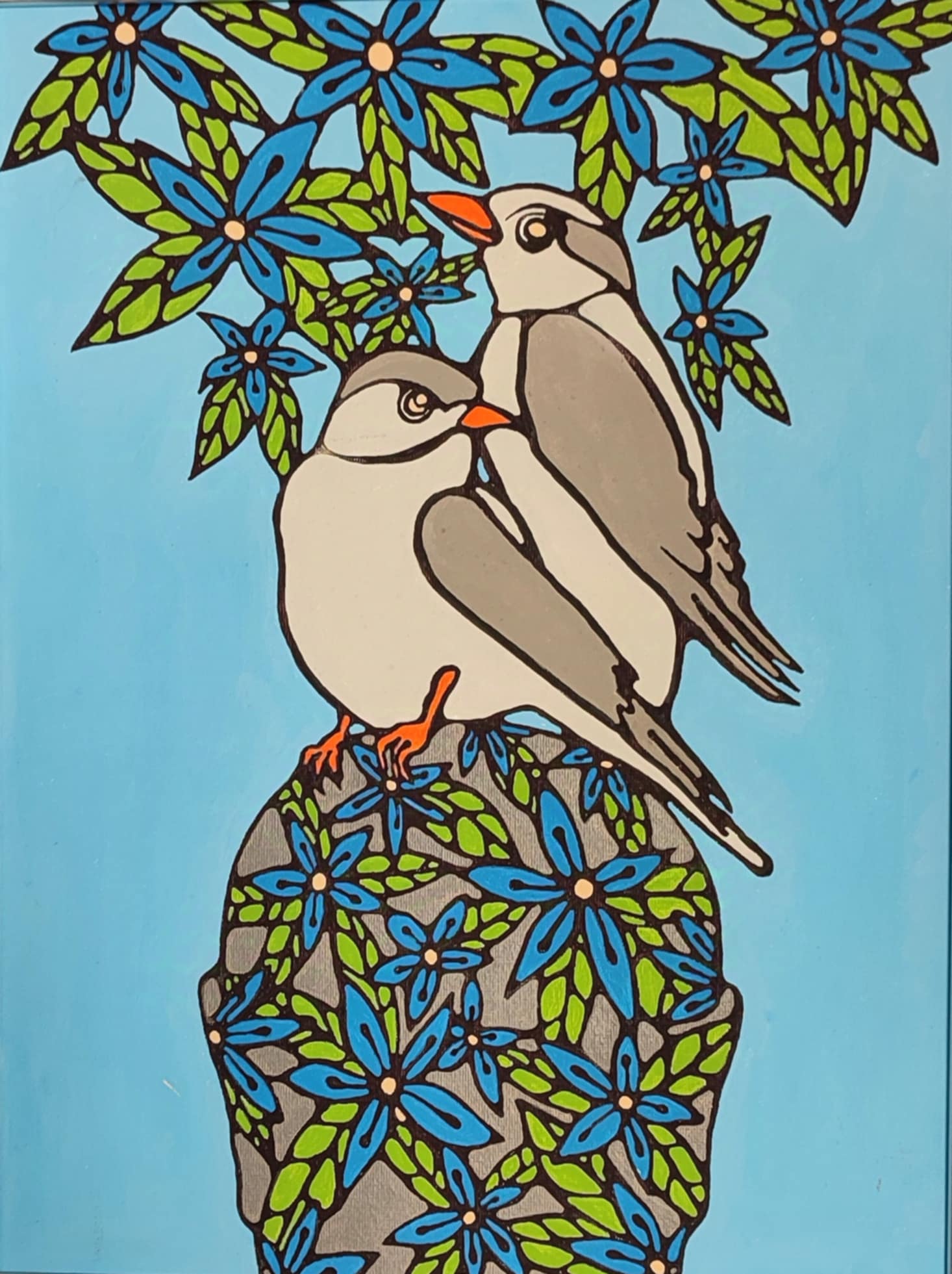 Картина-Птица на Глава