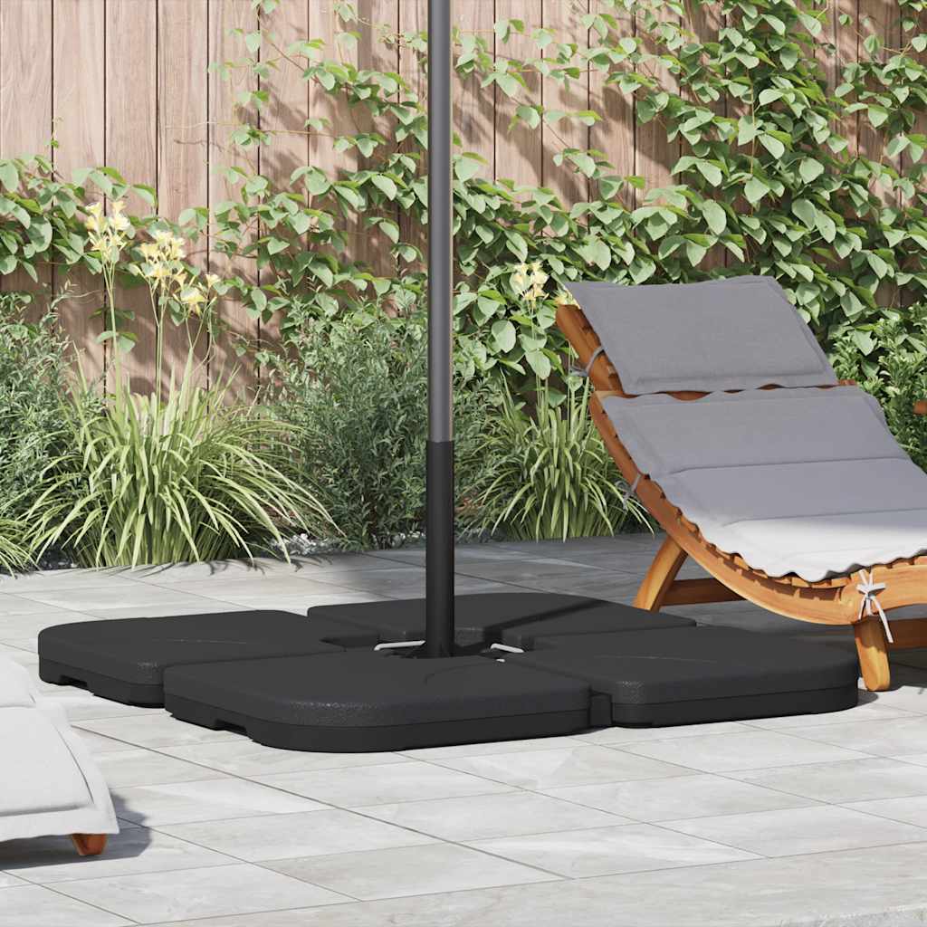 Преносима стойка за чадър, за пълнене с вода или пясък, 60 л