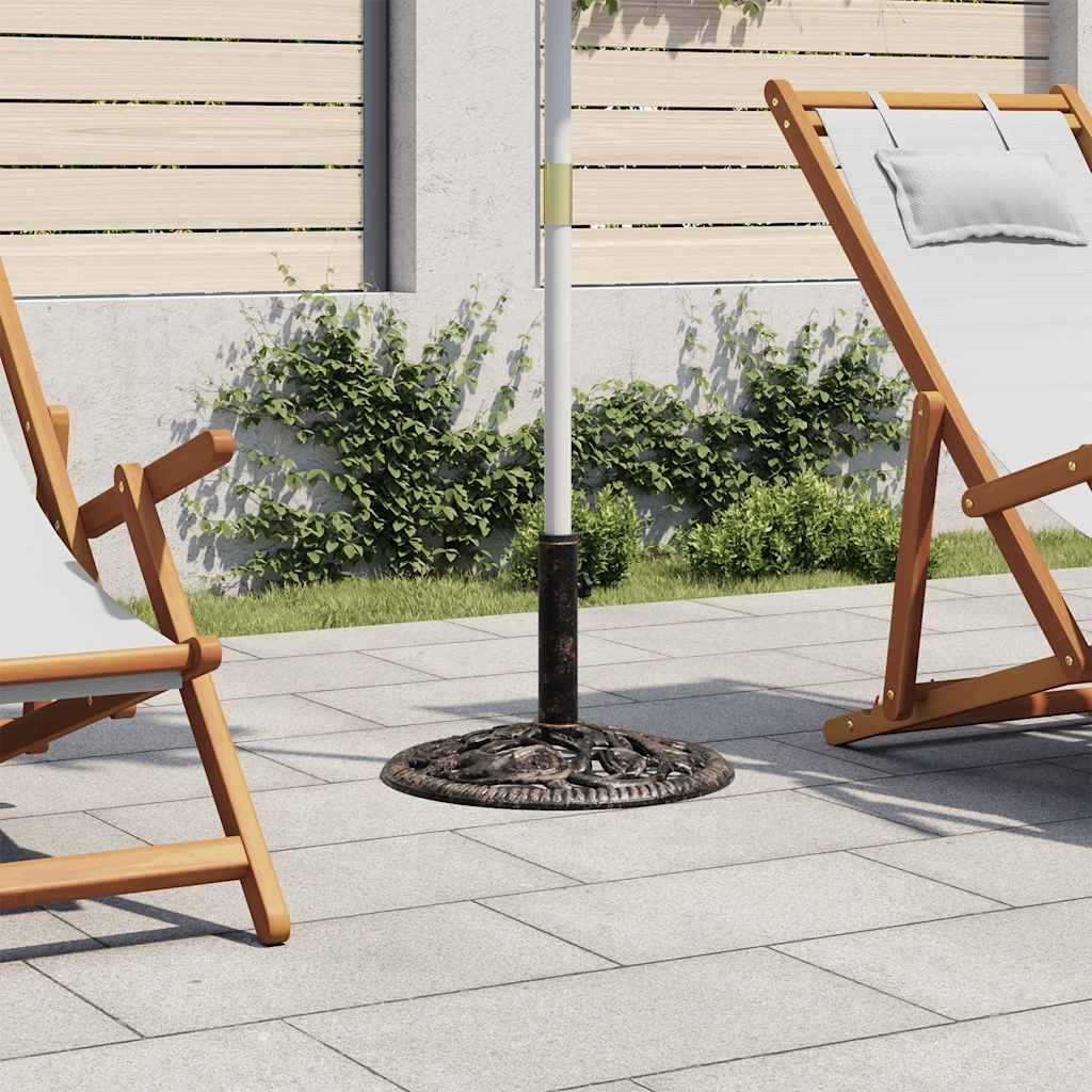 Основа за чадър, бронз, 12 кг, 48 см, чугун