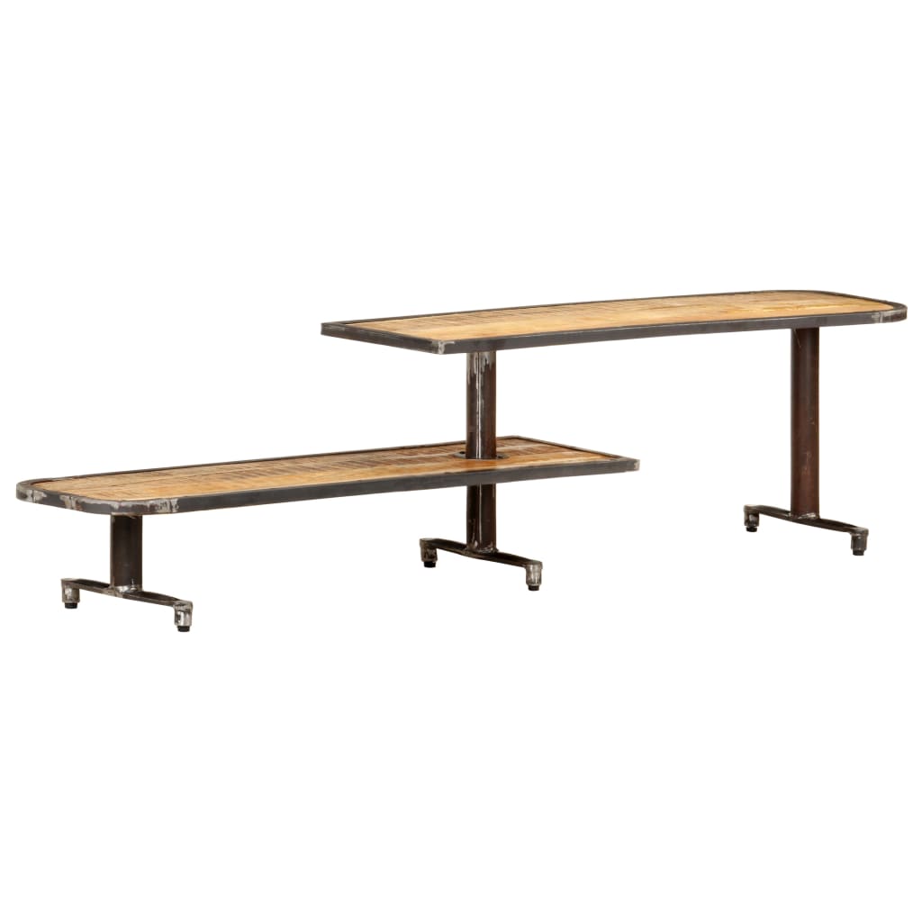 ТВ шкаф, 160x30x40 см, мангово дърво масив