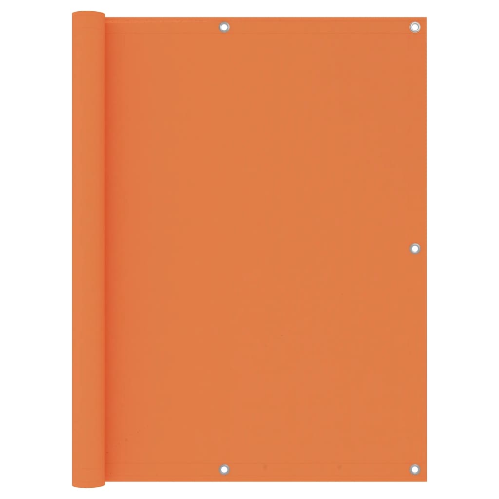 Балконски параван, оранжев, 120x300 см, плат оксфорд