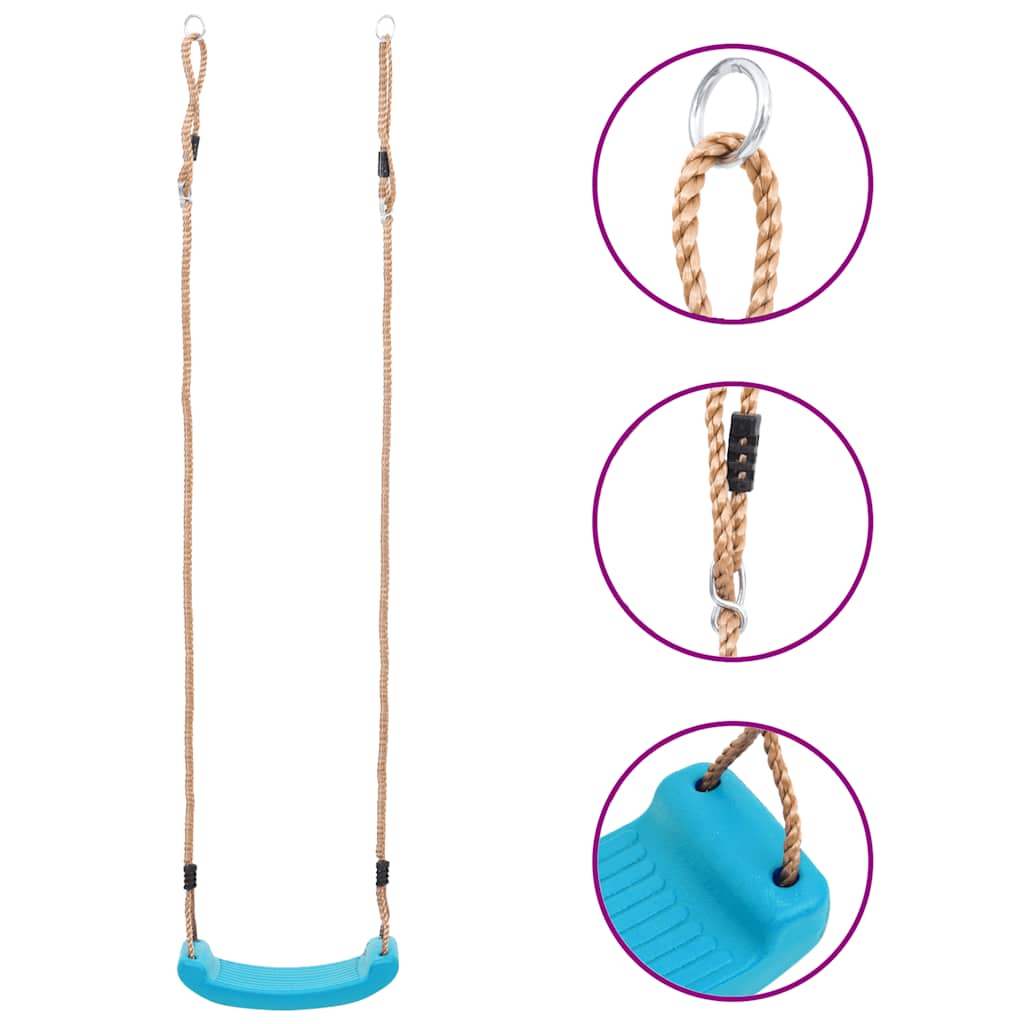 Люлка за деца, светлосиня