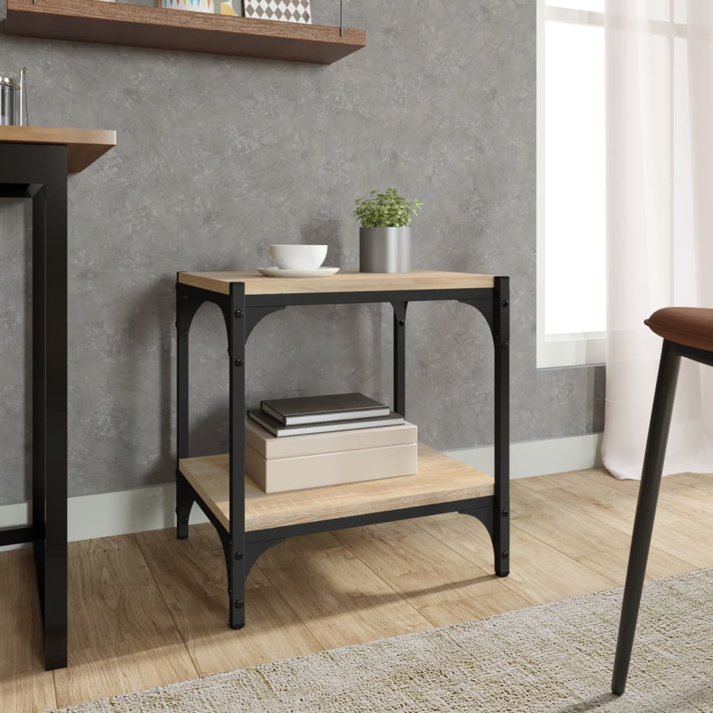 ТB шкаф, дъб сонома, 40x33x41 см, инженерно дърво и стомана ТB шкаф, дъб сонома, 40x33x41 см, инженерно дърво и стомана