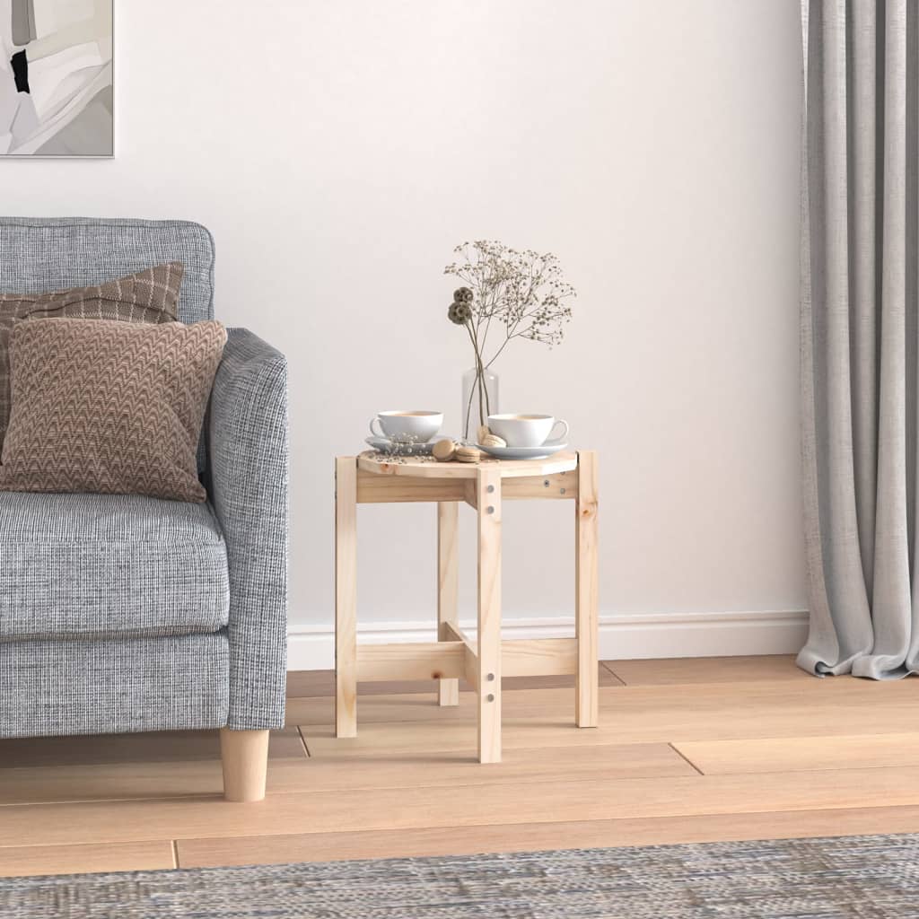 Кафе маса, ? 42,5x45 см, борово дърво масив