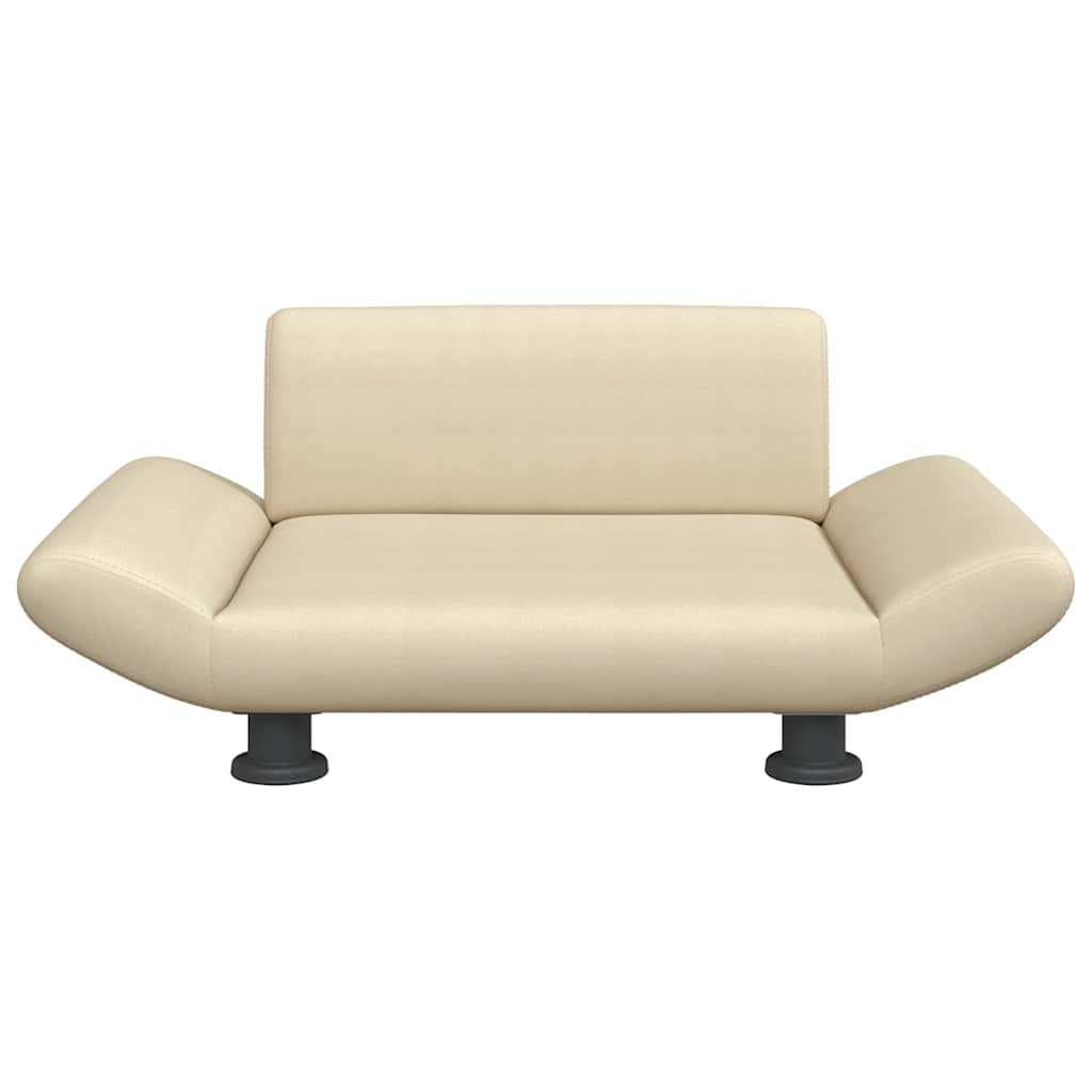 Кучешко легло кремаво 70x45x28 см текстил Кучешко легло кремаво 70x45x28 см текстил