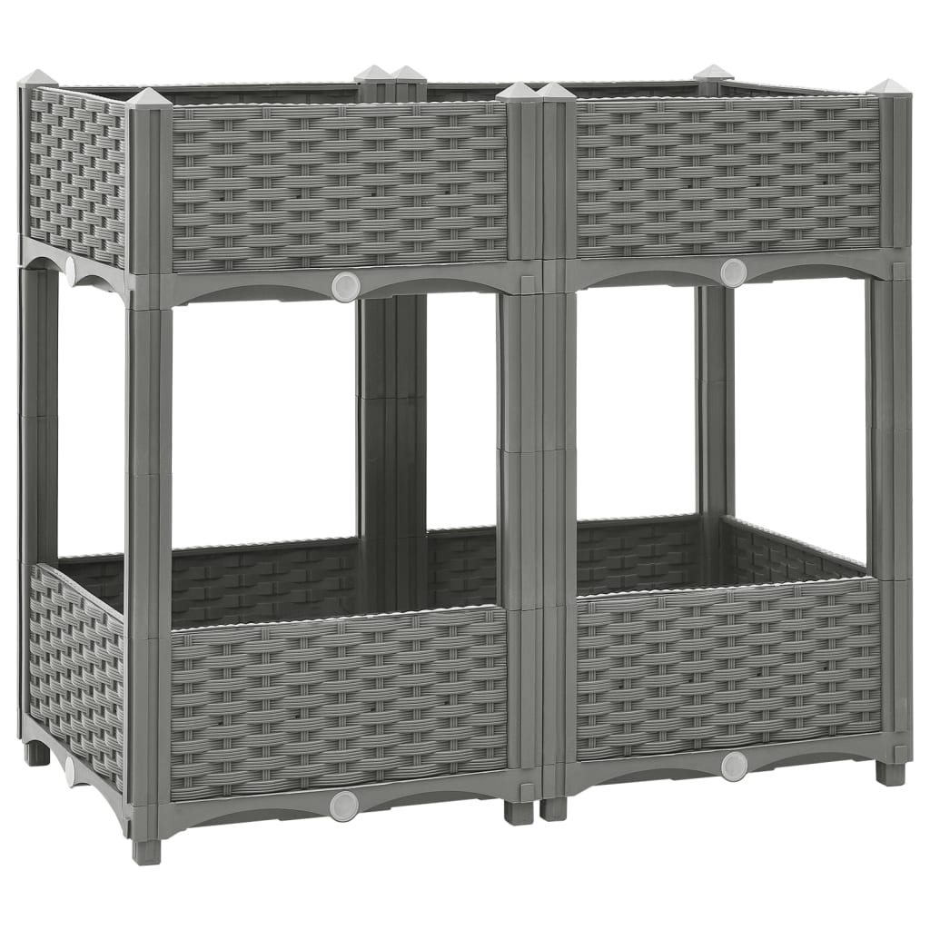 Повдигната леха, 80x40x71 см, полипропилен