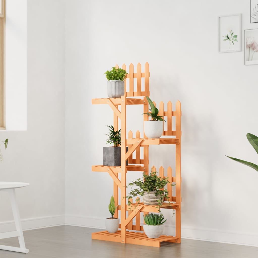 Поставка за цветя, 60x25x130 см, масивна ела Поставка за цветя, 60x25x130 см, масивна ела