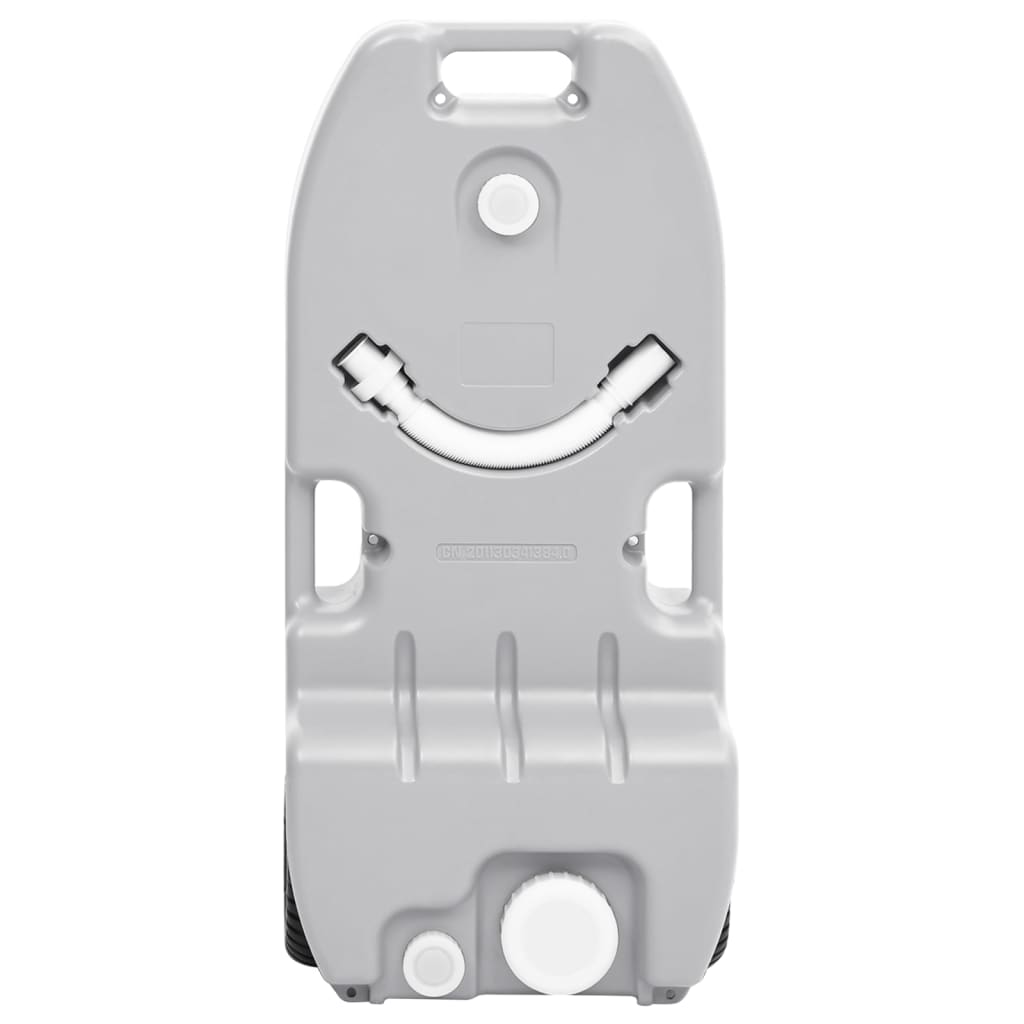 Резервоар за вода на колела за къмпинг, 25 л, сив Резервоар за вода на колела за къмпинг, 25 л, сив