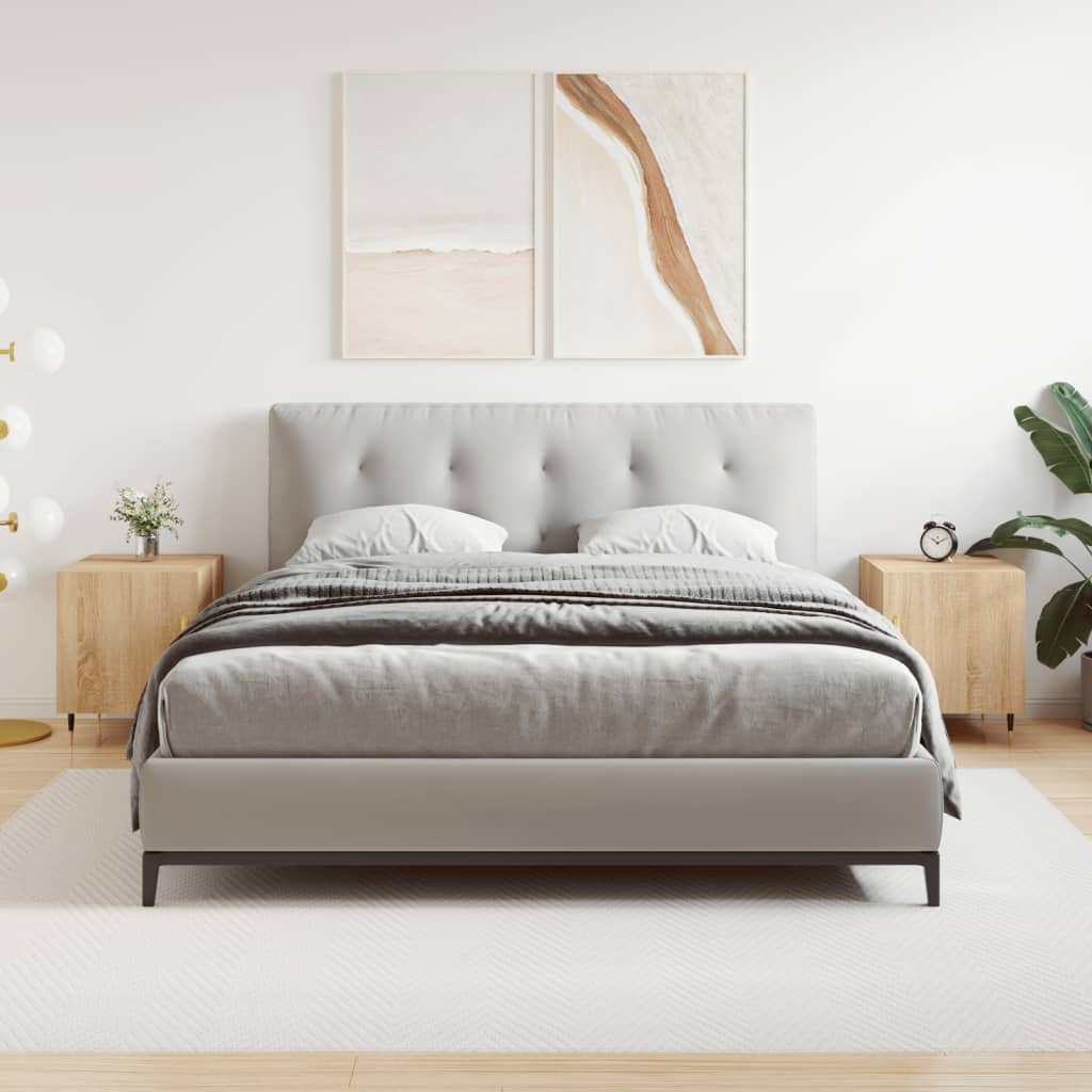 Нощни шкафчета 2 бр дъб сонома 40x40x50 см инженерно дърво