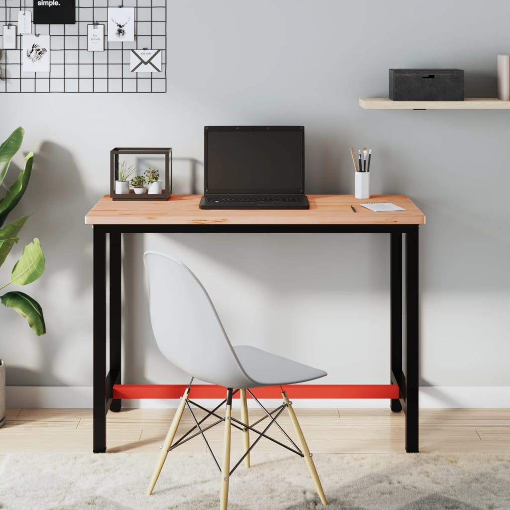 Плот за бюро, 115x55x2,5 см, масивно дърво бук