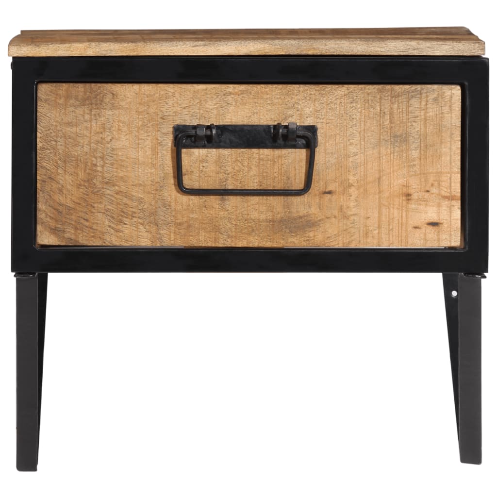 Нощно шкафче, 40x35x40 см, масивна мангова дървесина Нощно шкафче, 40x35x40 см, масивна мангова дървесина