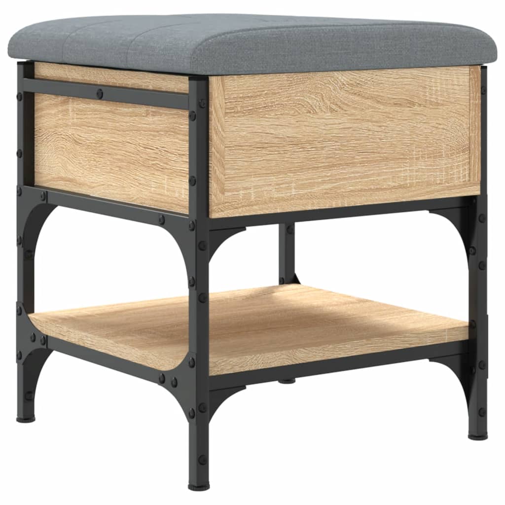 Пейка за обувки, сонома дъб, 42x42x45 см, инженерно дърво Пейка за обувки, сонома дъб, 42x42x45 см, инженерно дърво