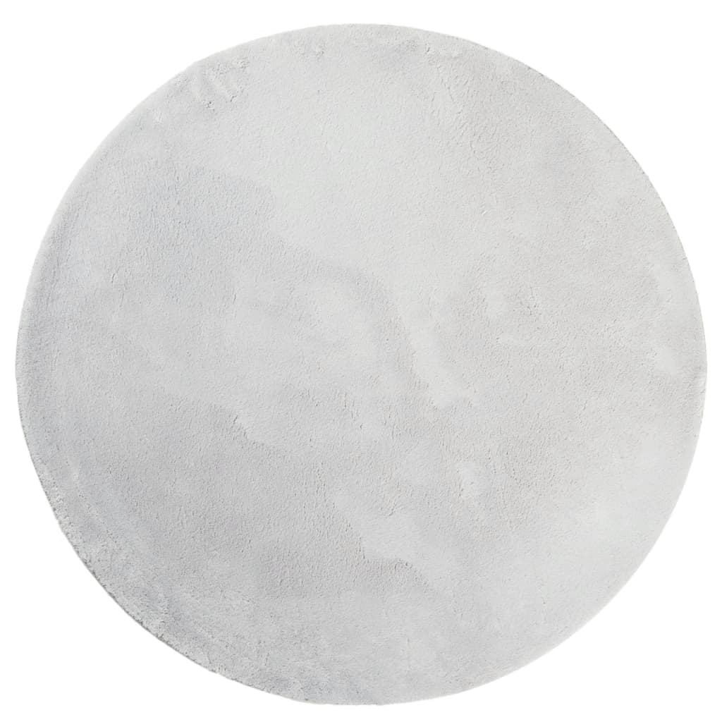 Килим HUARTE с къс косъм, мек и миещ се, сив, ? 200 см Килим HUARTE с къс косъм, мек и миещ се, сив, ? 200 см