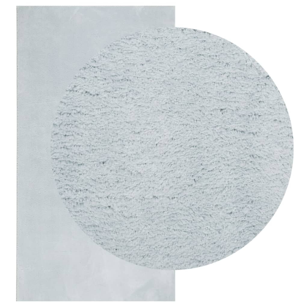 Килим HUARTE с къс косъм, мек и миещ се, син, 80x150 см Килим HUARTE с къс косъм, мек и миещ се, син, 80x150 см