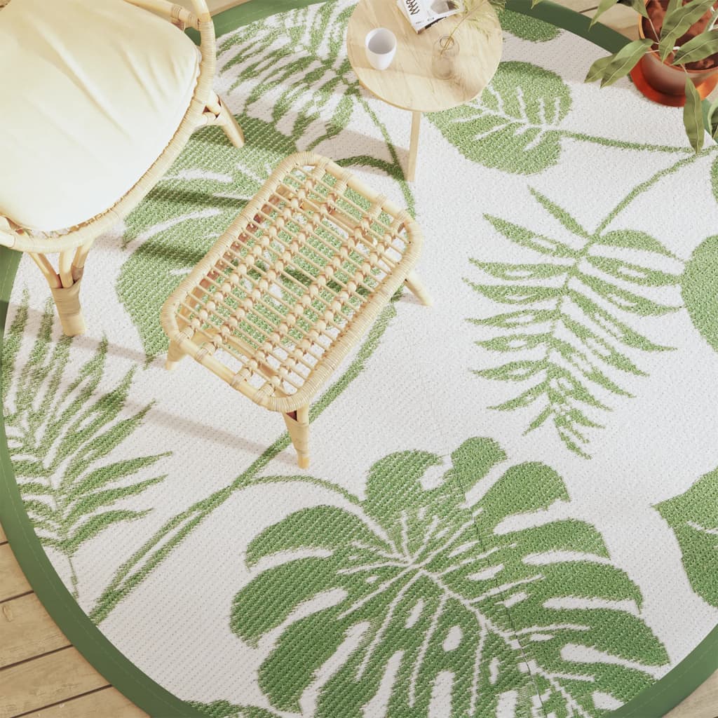 Килим за открито, ARAKIL зелено, ?200 см, PP