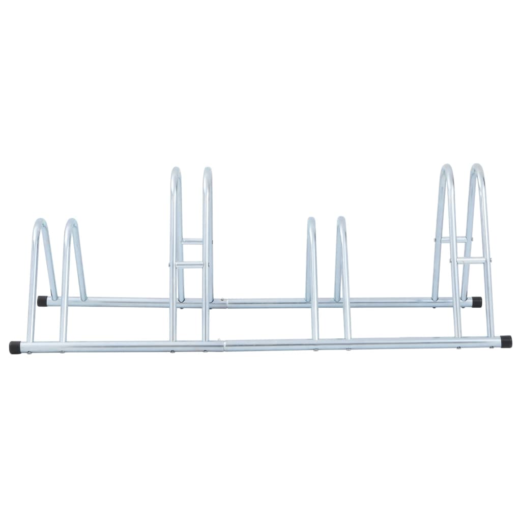 Стойка за 4 велосипеда подова свободностоящ поцинкована стомана Стойка за 4 велосипеда подова свободностоящ поцинкована стомана