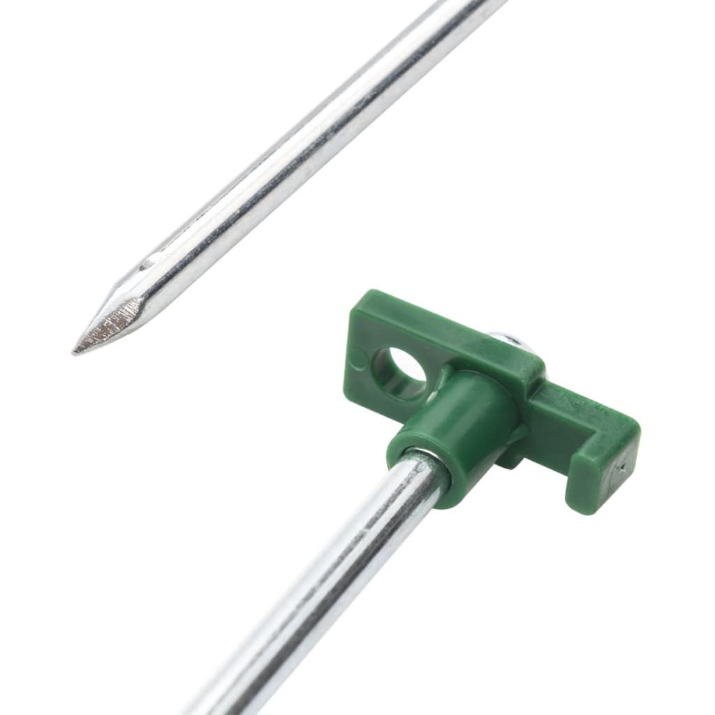 Колчета за палатка 24 бр 25 см 7 мм поцинкована стомана и PP Колчета за палатка 24 бр 25 см 7 мм поцинкована стомана и PP