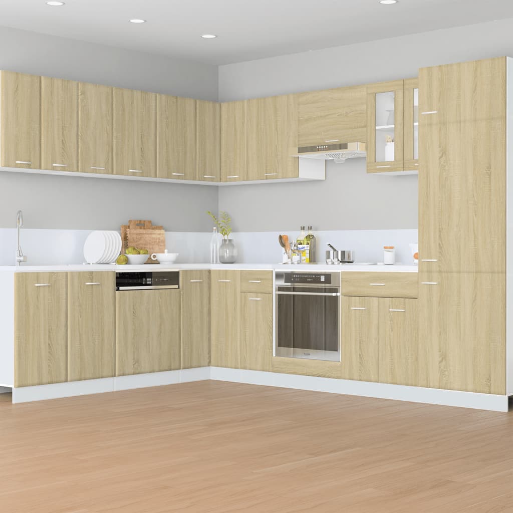 Шкаф за хладилник, дъб сонома, 60x57x207 см, инженерно дърво Шкаф за хладилник, дъб сонома, 60x57x207 см, инженерно дърво