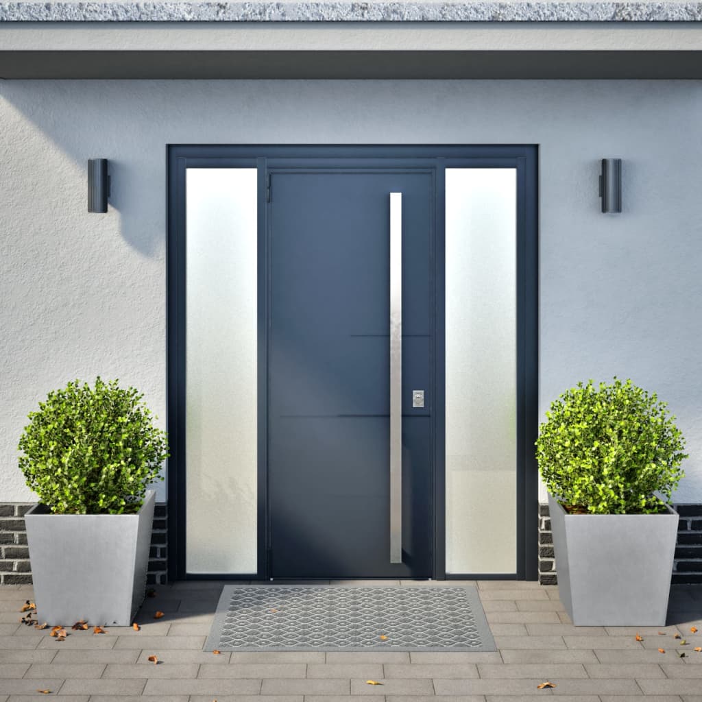 Градински кашпи, 2 бр, 50x50x50 см, поцинкована стомана Градински кашпи, 2 бр, 50x50x50 см, поцинкована стомана