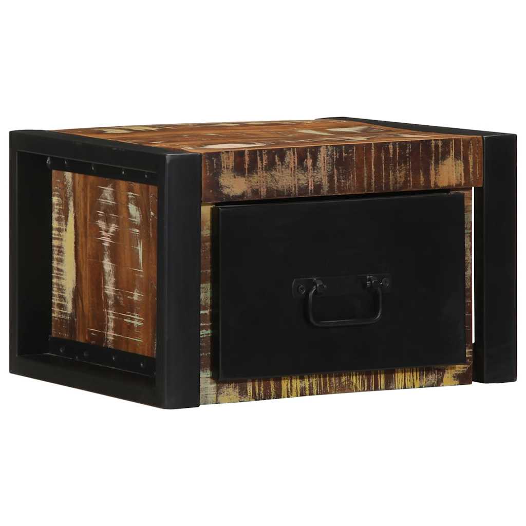 Нощно шкафче Multicolour Масивна дървесина Възстановена