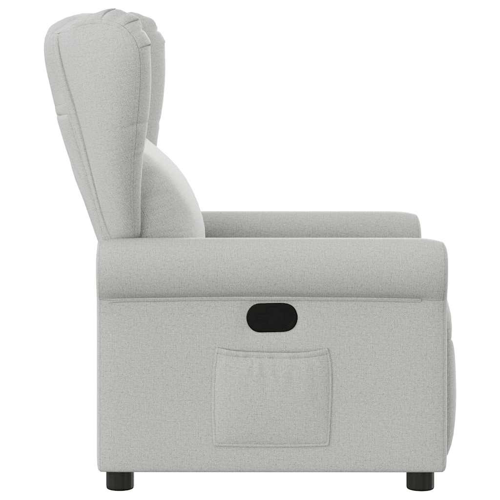 Recliner Chair Cloud Grey Fabric Recliner Chair Cloud Grey Fabric