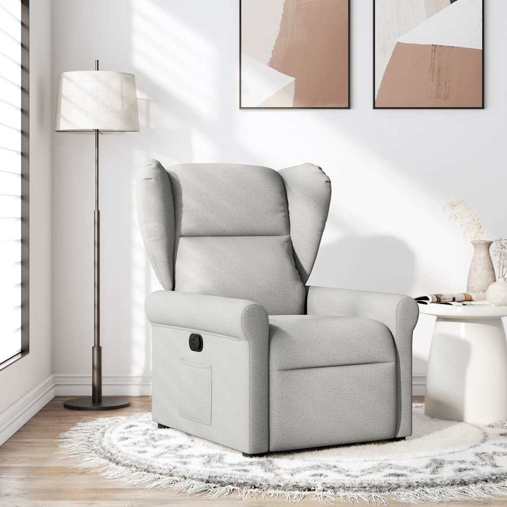 Recliner Chair Cloud Grey Fabric