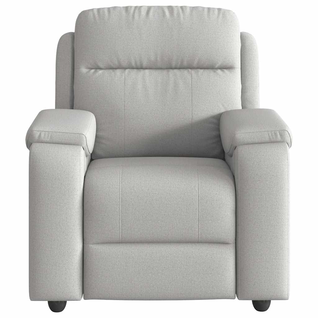 Recliner Chair Cloud Grey Fabric Recliner Chair Cloud Grey Fabric