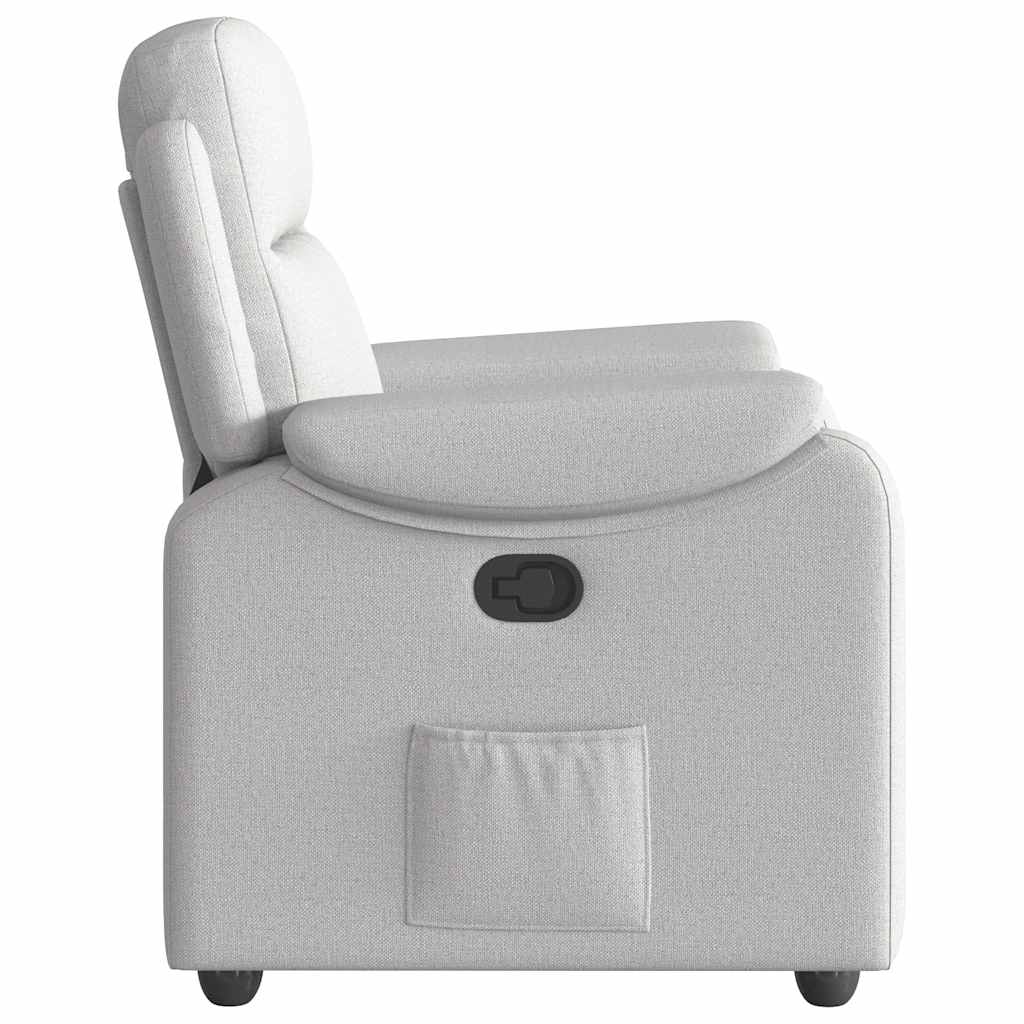Recliner Chair Cloud Grey Fabric Recliner Chair Cloud Grey Fabric