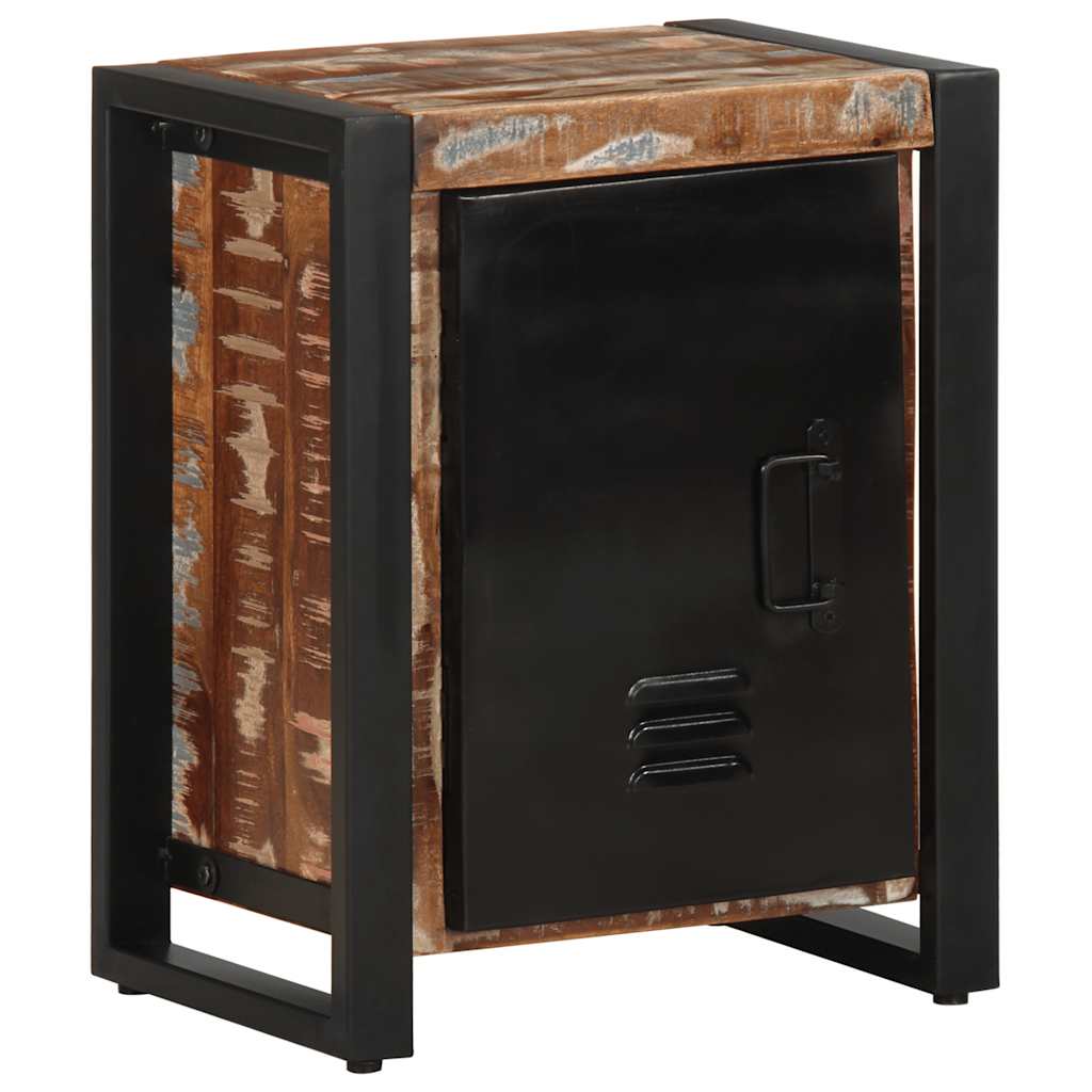 Нощно шкафче Multicolour Масивна дървесина Възстановена