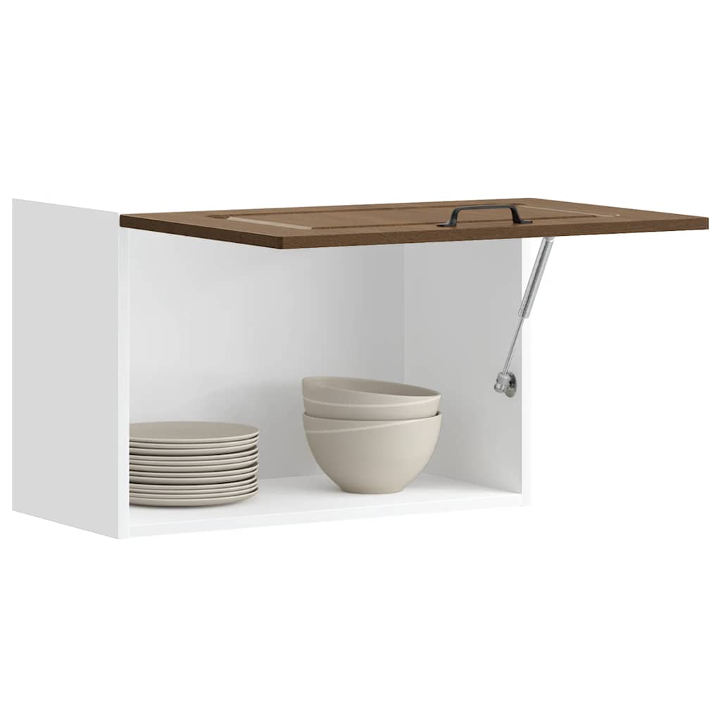 Кухненски стенен шкаф, Kalmar, кафяв дъб, инженерно дърво