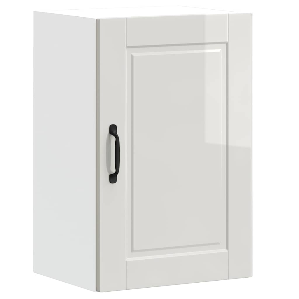 Кухненски стенен шкаф Porto, бял гланц, инженерно дърво Кухненски стенен шкаф Porto, бял гланц, инженерно дърво