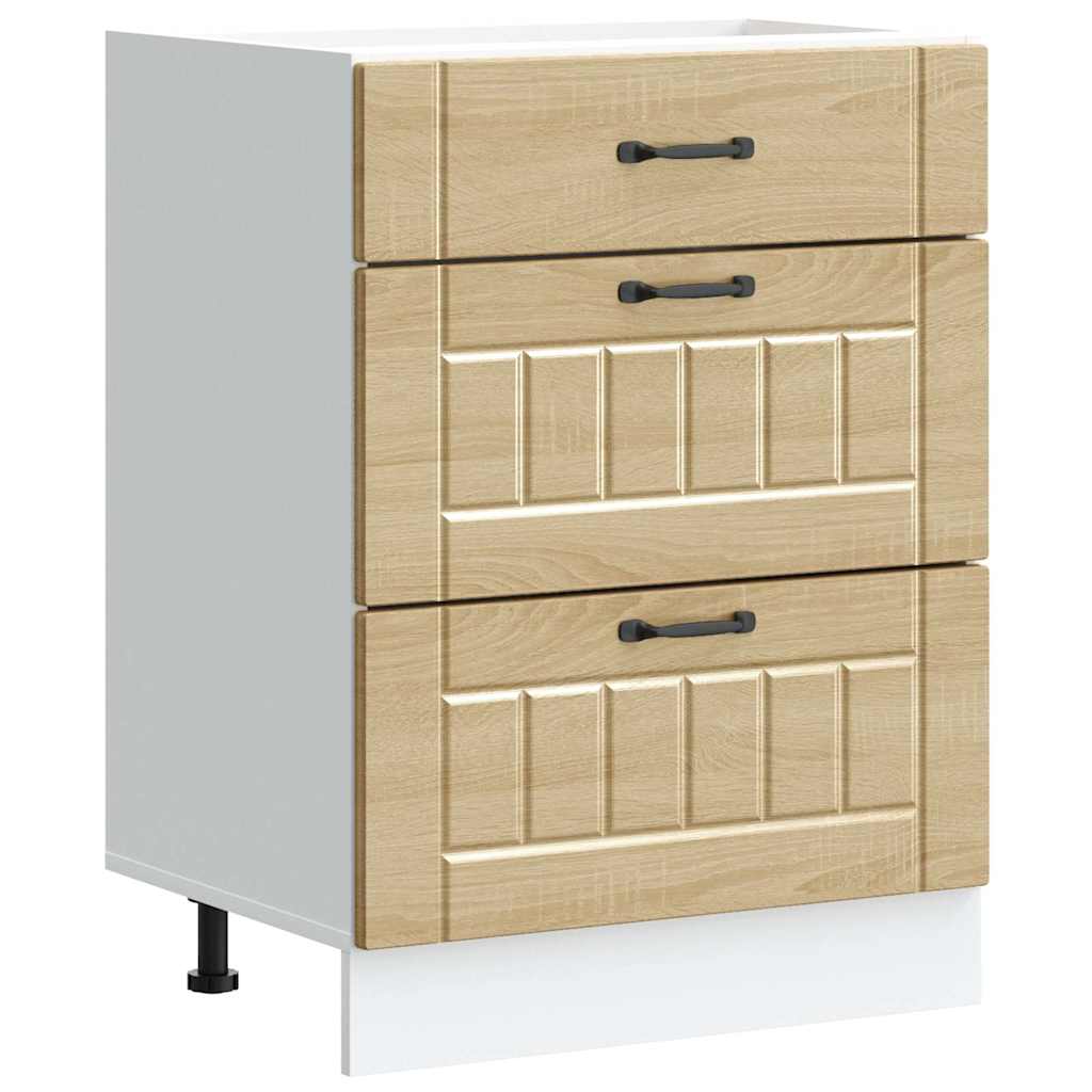 Кухненски шкаф Lucca, дъб сонома, инженерно дърво Кухненски шкаф Lucca, дъб сонома, инженерно дърво