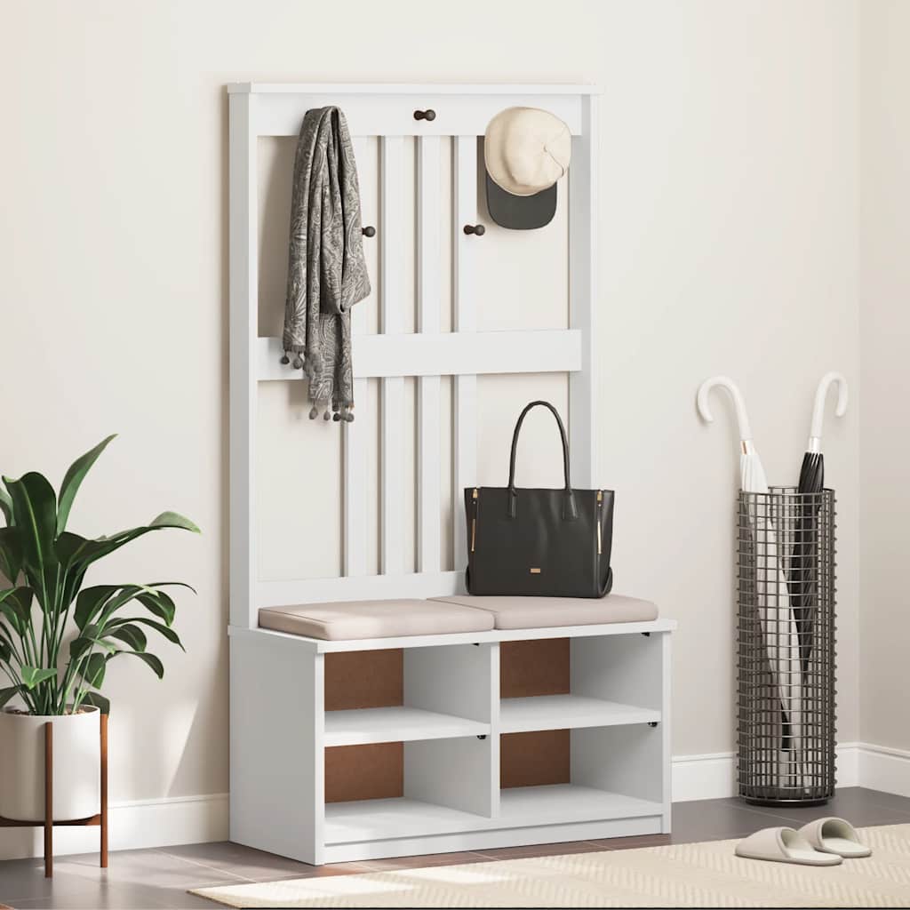 Дърво за антре SANDENS бяло 87x40x159,5 cm Дърво за антре SANDENS бяло 87x40x159,5 cm