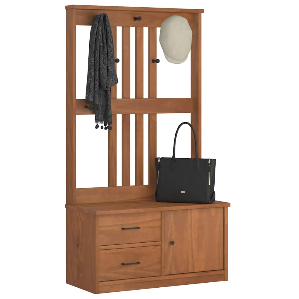  Дърво за антре SANDENS 87x40x159,5 cm масивна дървесина бор