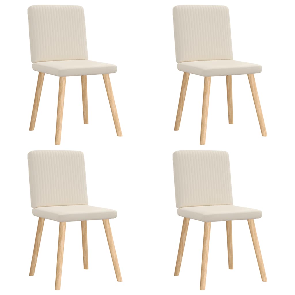 Трапезни столове, 4 бр, лен Трапезни столове, 4 бр, лен