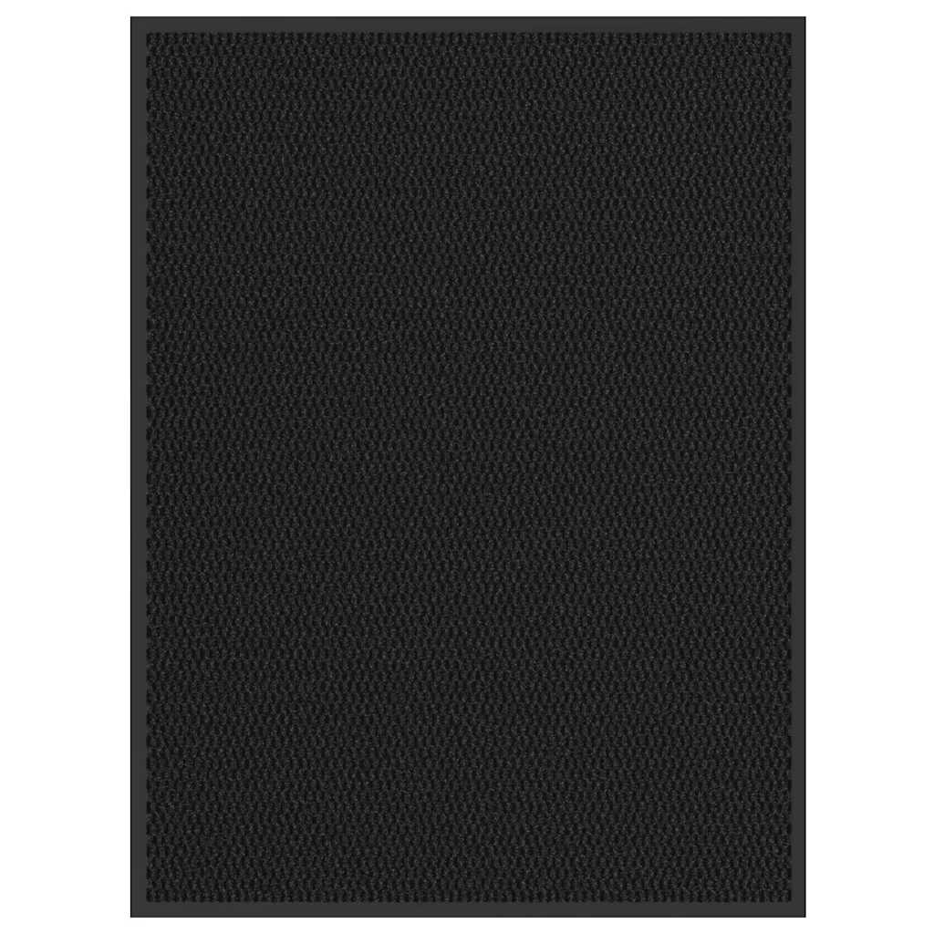 Изтривалка, черна, 80х120 см