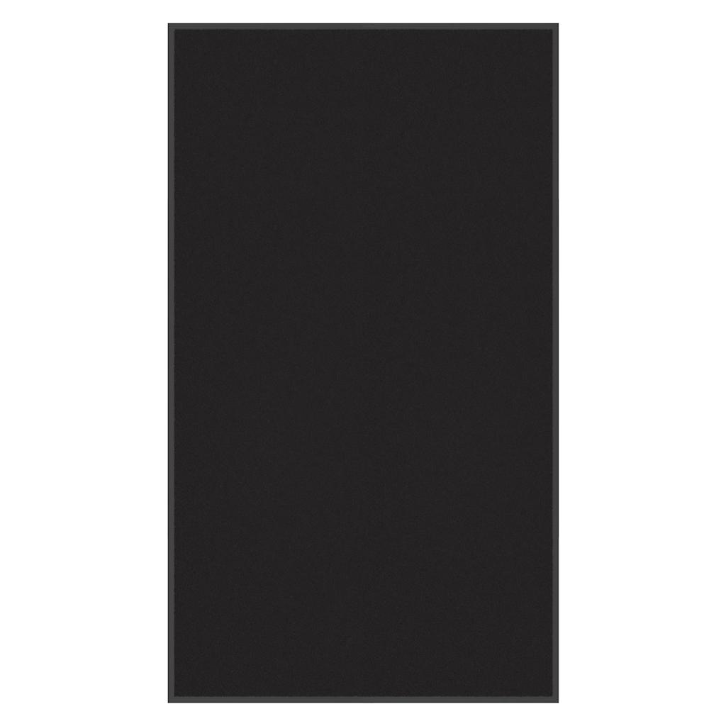 Изтривалка, черна, 115x200 см