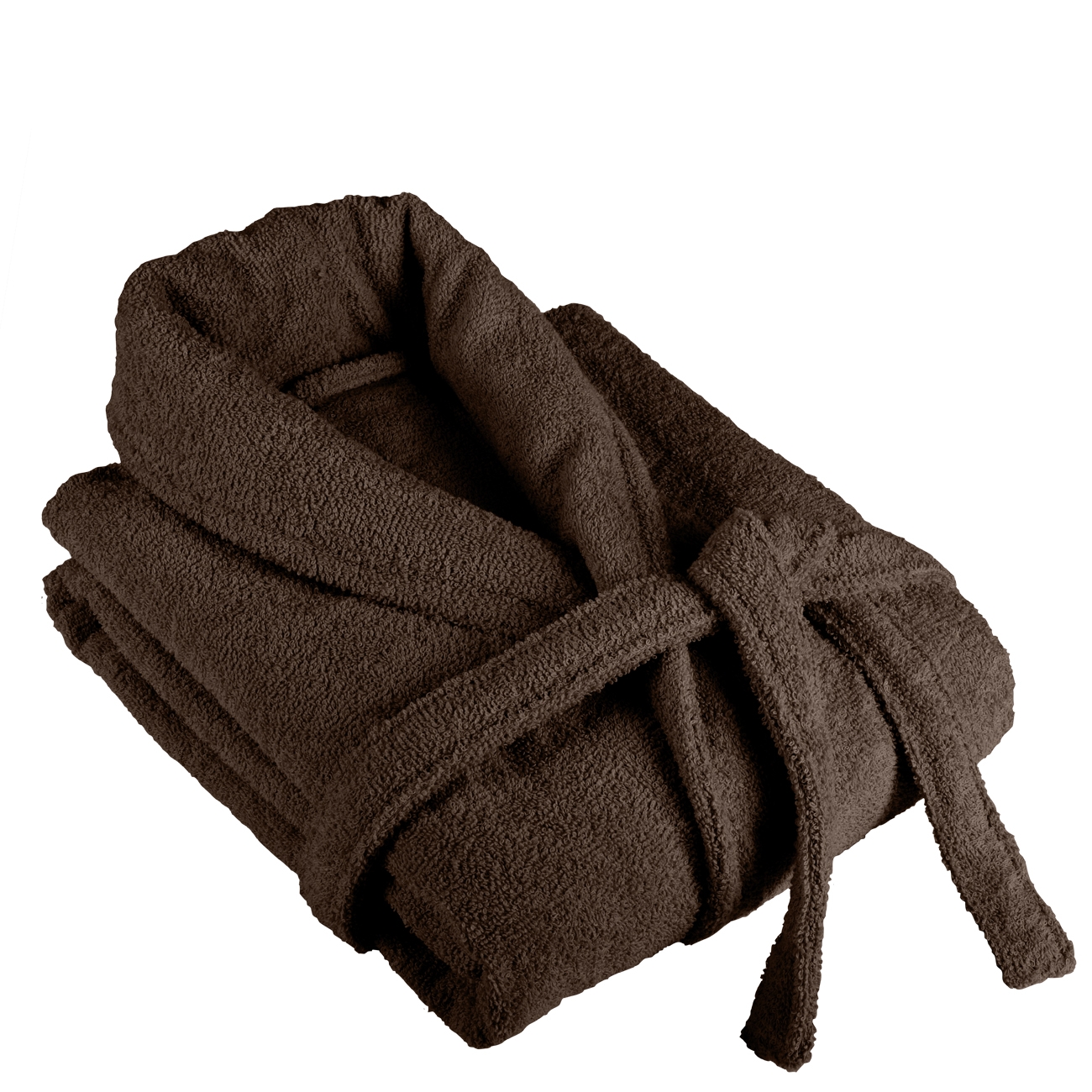 Халат за Баня с шал яка КРИСТАЛ КАФЯВО, L/XL