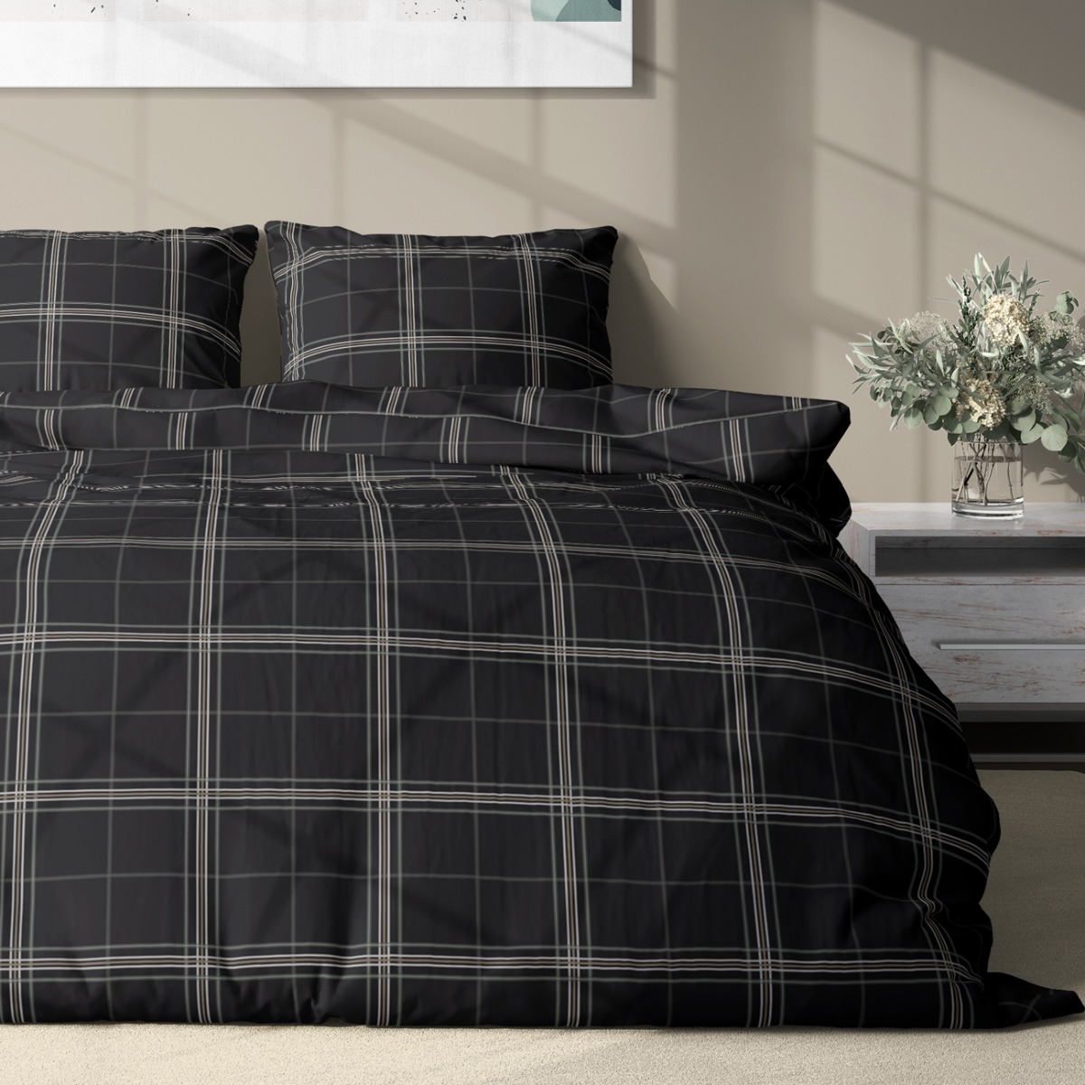 Спално бельо ФЕЛИКС без долен чаршаф, 3 части 100% Вискоза