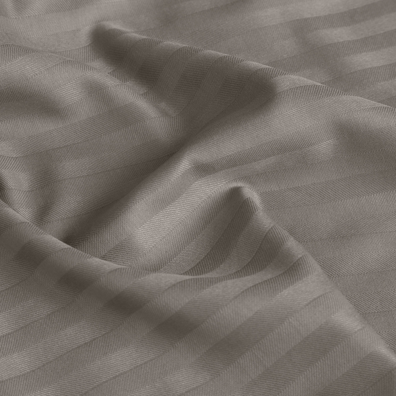 Долен чаршаф сатен райе СЕВИЛЯ ЛУКС тъмно сиво