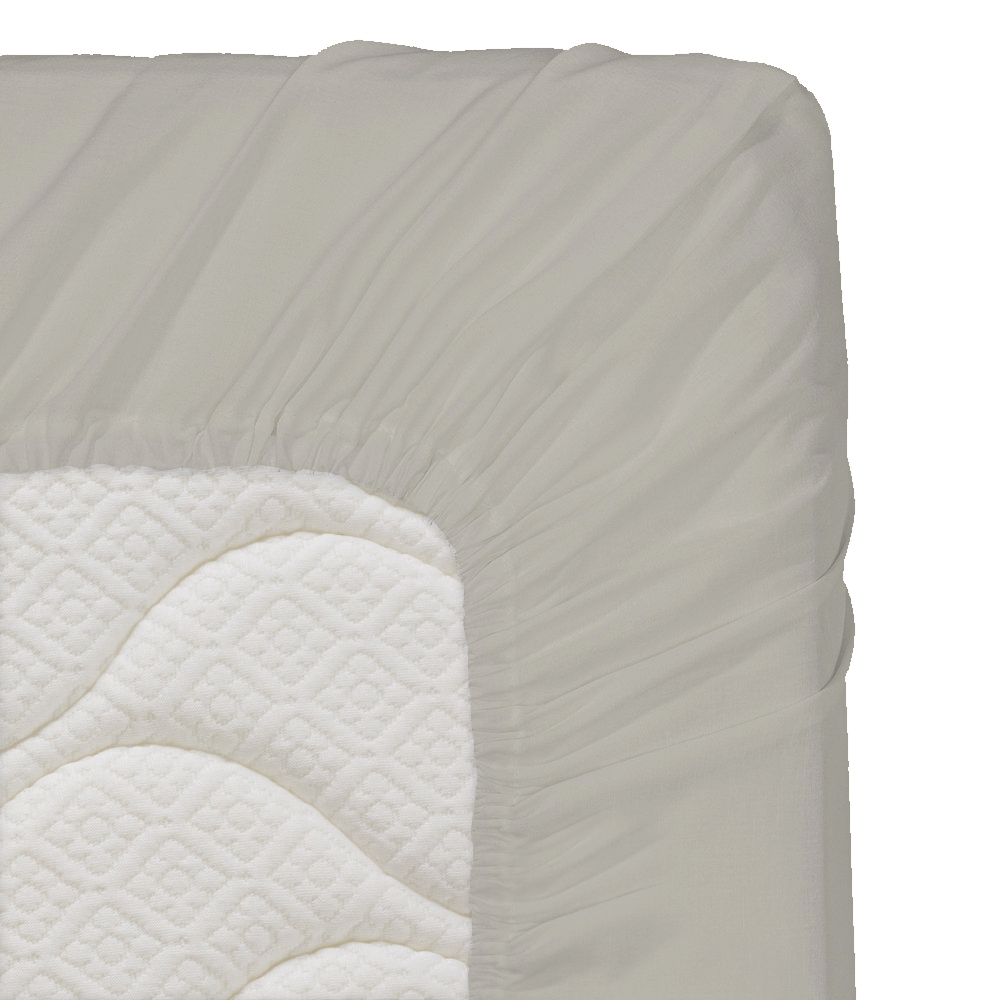 Бебешки чаршаф с ластик СВЕТЛО СИВО, 70/140/16 см