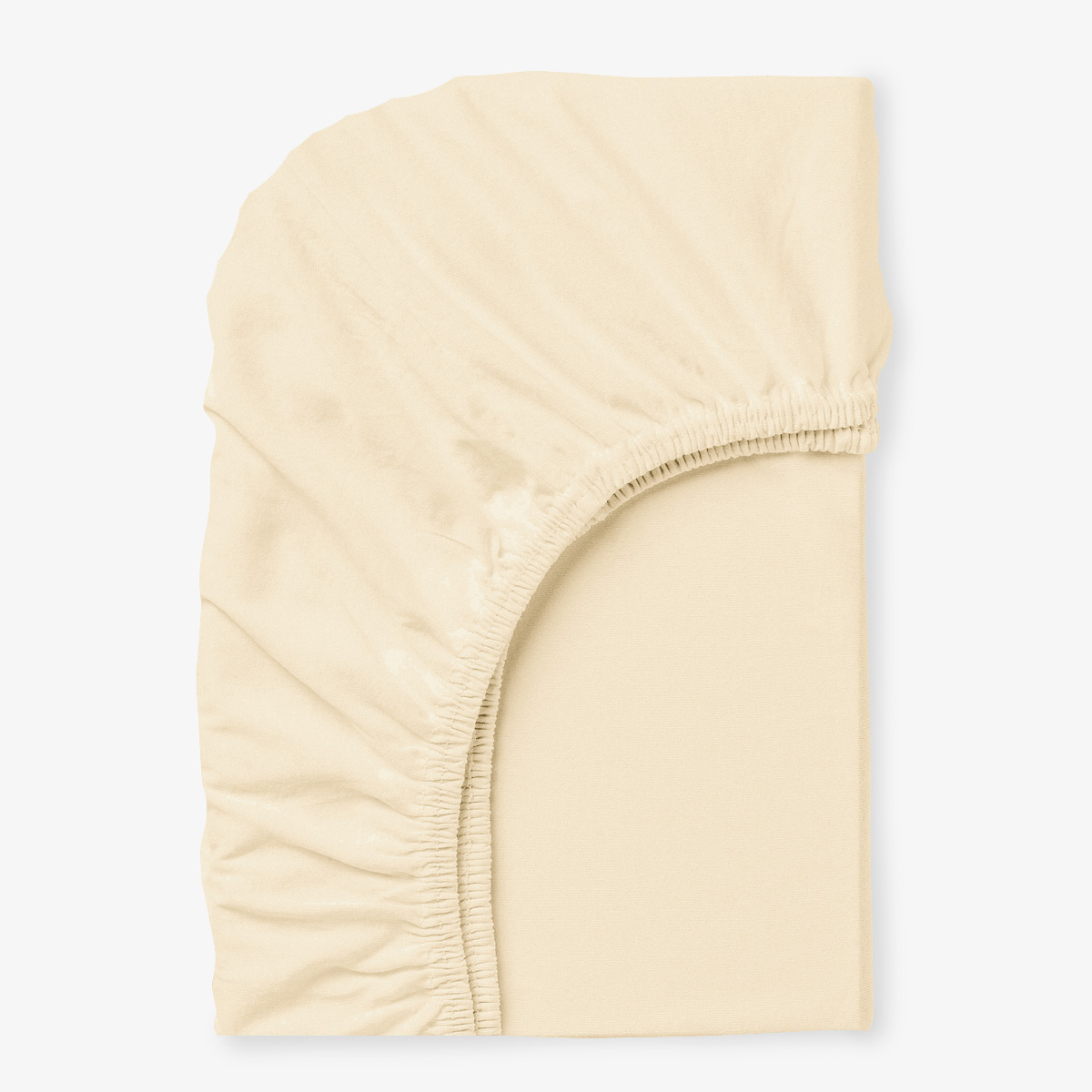 Чаршаф с ластик НОВО ЕКРЮ,  90/200/25 см, памучен ранфорс