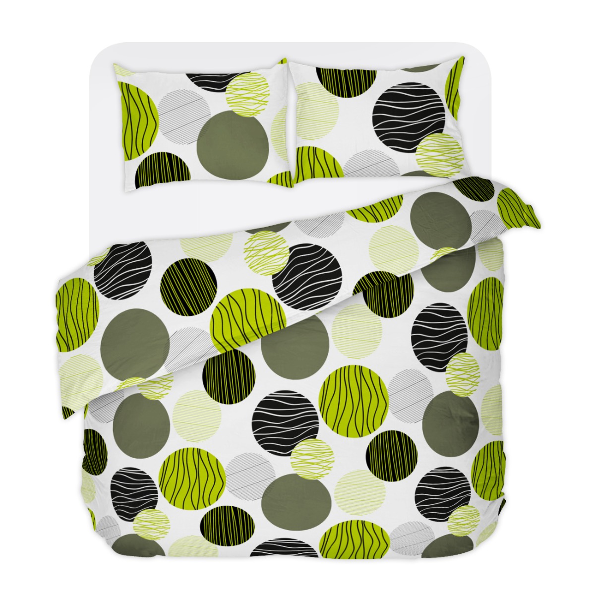 Спален Комплект без долен чаршаф ФРЕШ, 100% Памук Ранфорс, 3 части