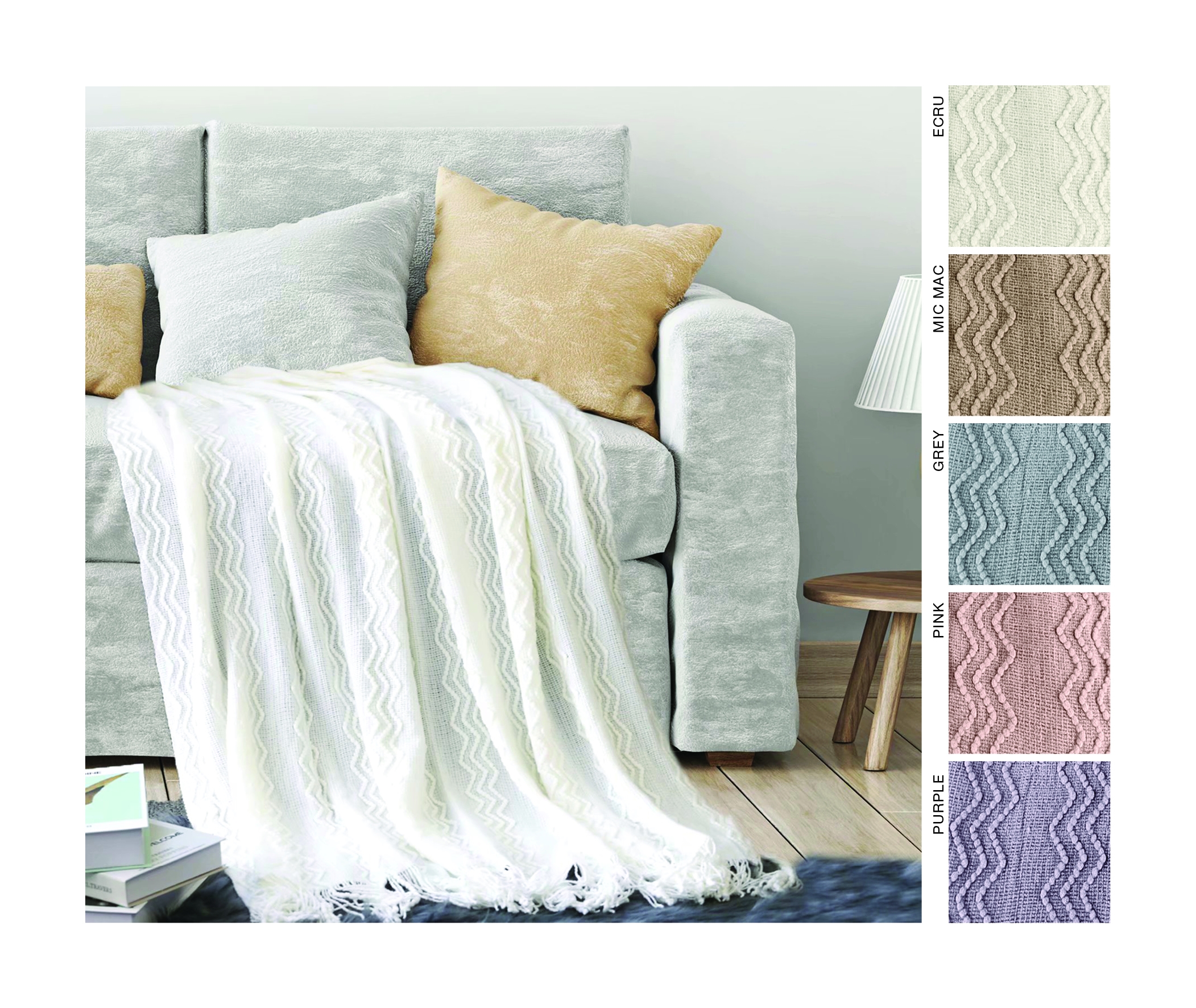 Плетено Одеяло 100% Акрил, 130/170 см, Мерилин ЛИЛАВО Плетено Одеяло 100% Акрил, 130/170 см, Мерилин ЛИЛАВО