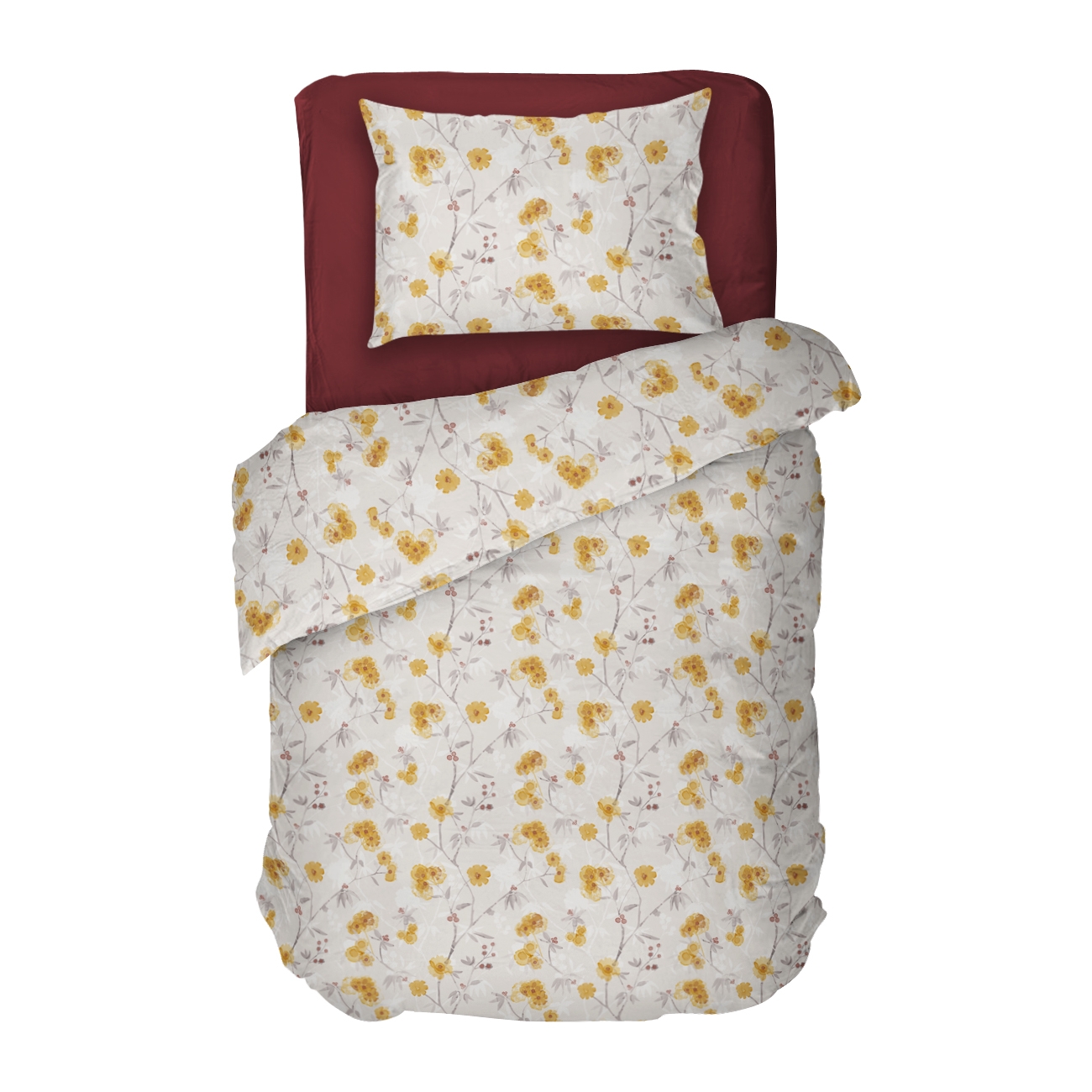 Спално бельо СЪНИ 2, 100% Памук Ранфорс, 3 части